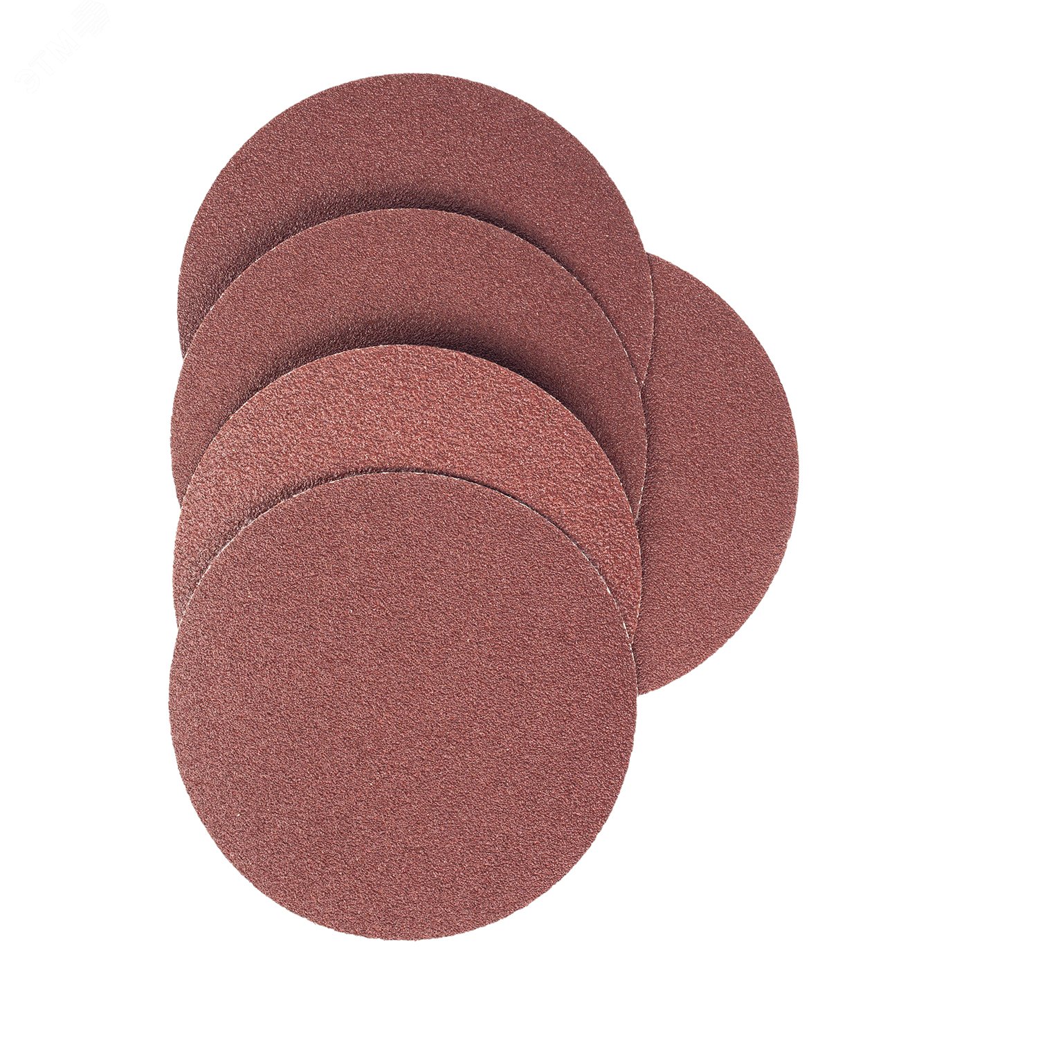 Изображение товара Круги шлифовальные VIRA 125 мм P80 5 шт - для металла, дерева и пластика