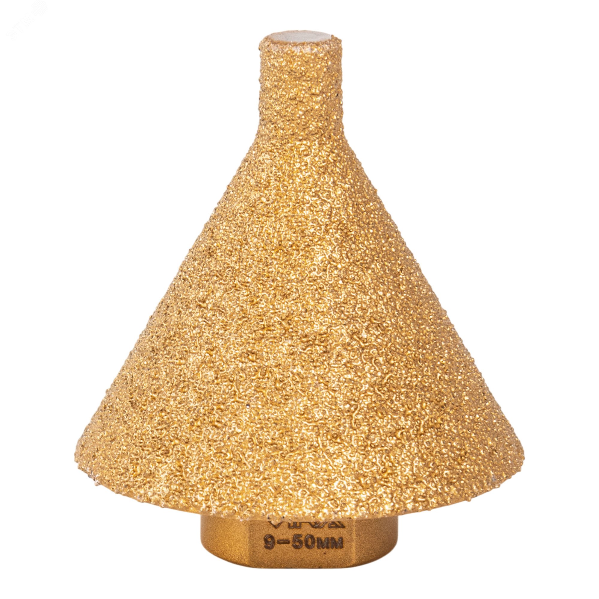 Изображение товара Алмазная конусная фреза для УШМ 9-50 мм grit 40 М14 Vira