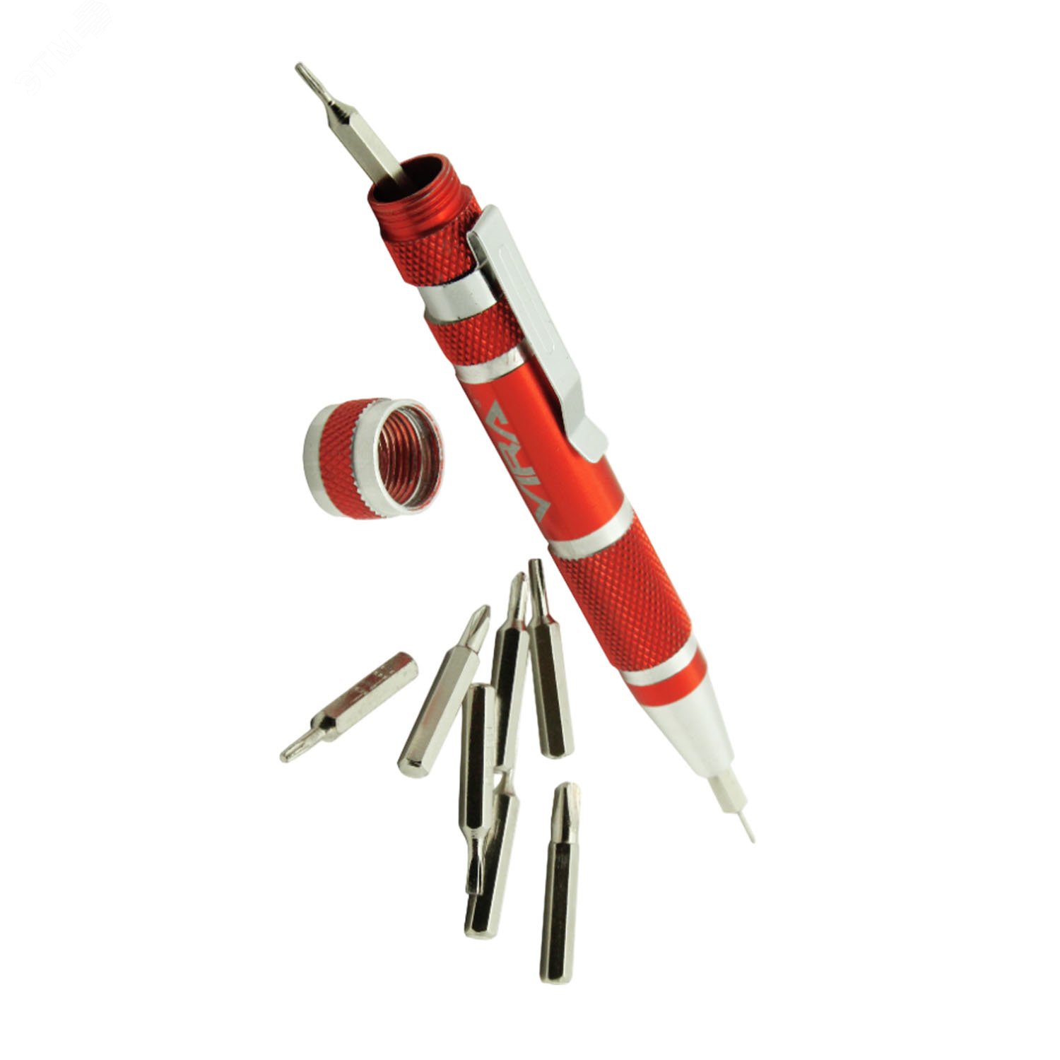 Изображение товара Отвертка ручка для точных работ с битами 9 предметов Vira