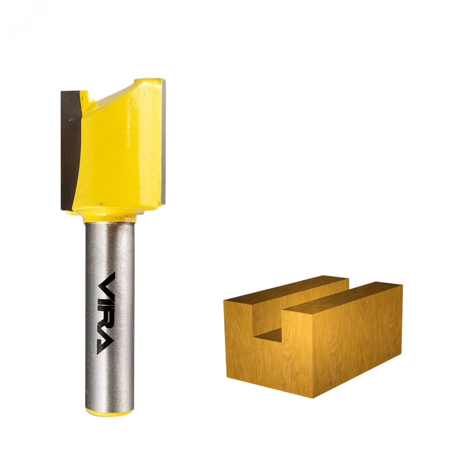 Изображение товара Фреза пазовая прямая 18х19 мм хвостовик 8 мм для обработки дерева