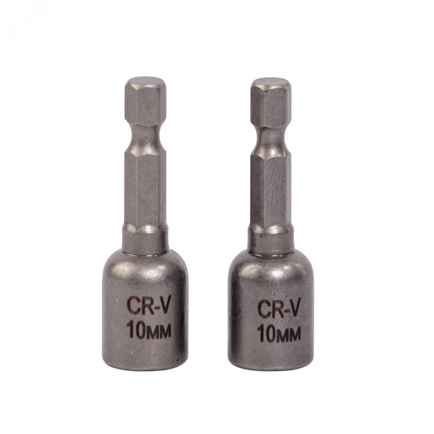 Изображение товара Набор бит для кровельных саморезов 10 мм 2 шт высокоуглеродистая сталь магнит