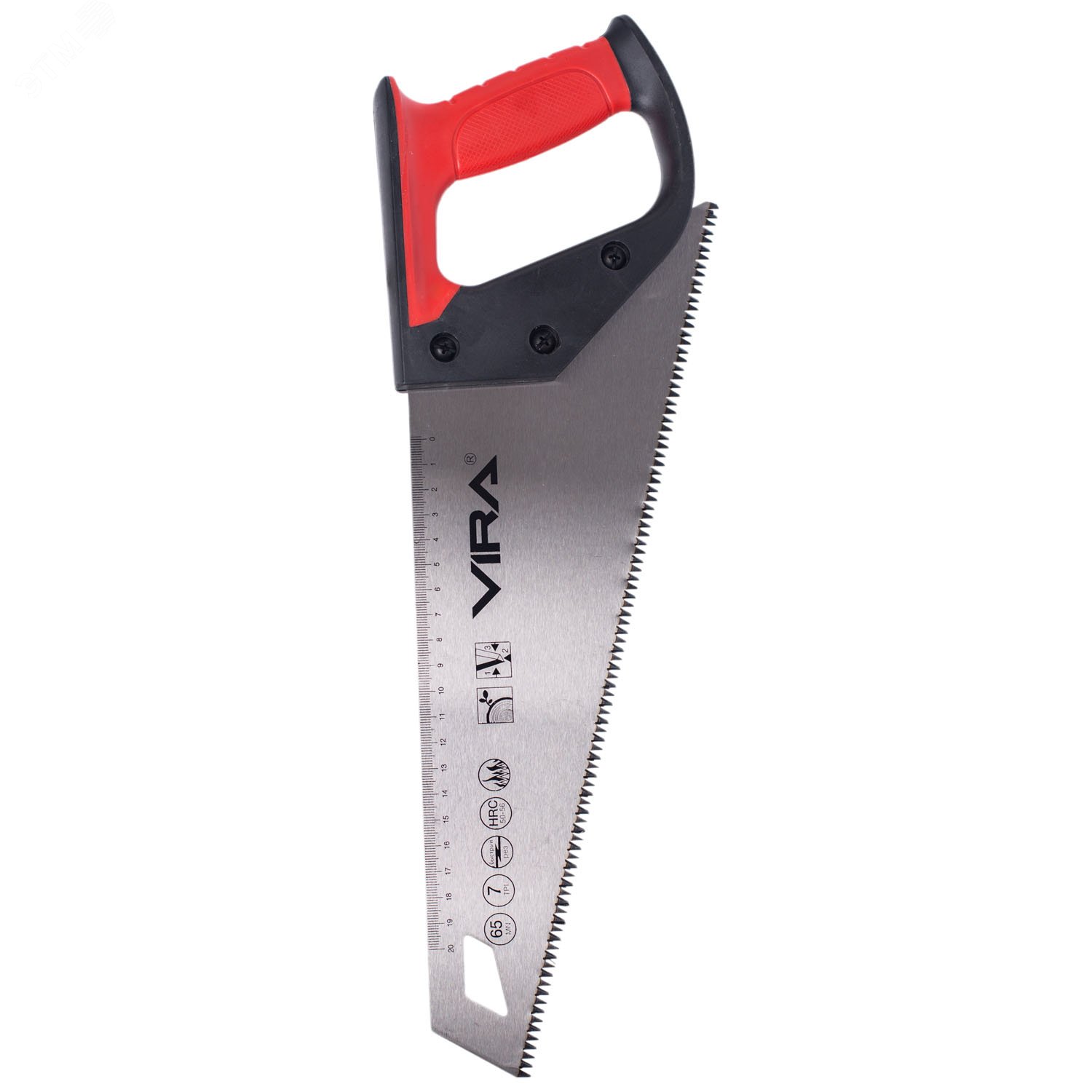 Изображение товара Ножовка по дереву VIRA 350 мм с закаленными зубьями 3D