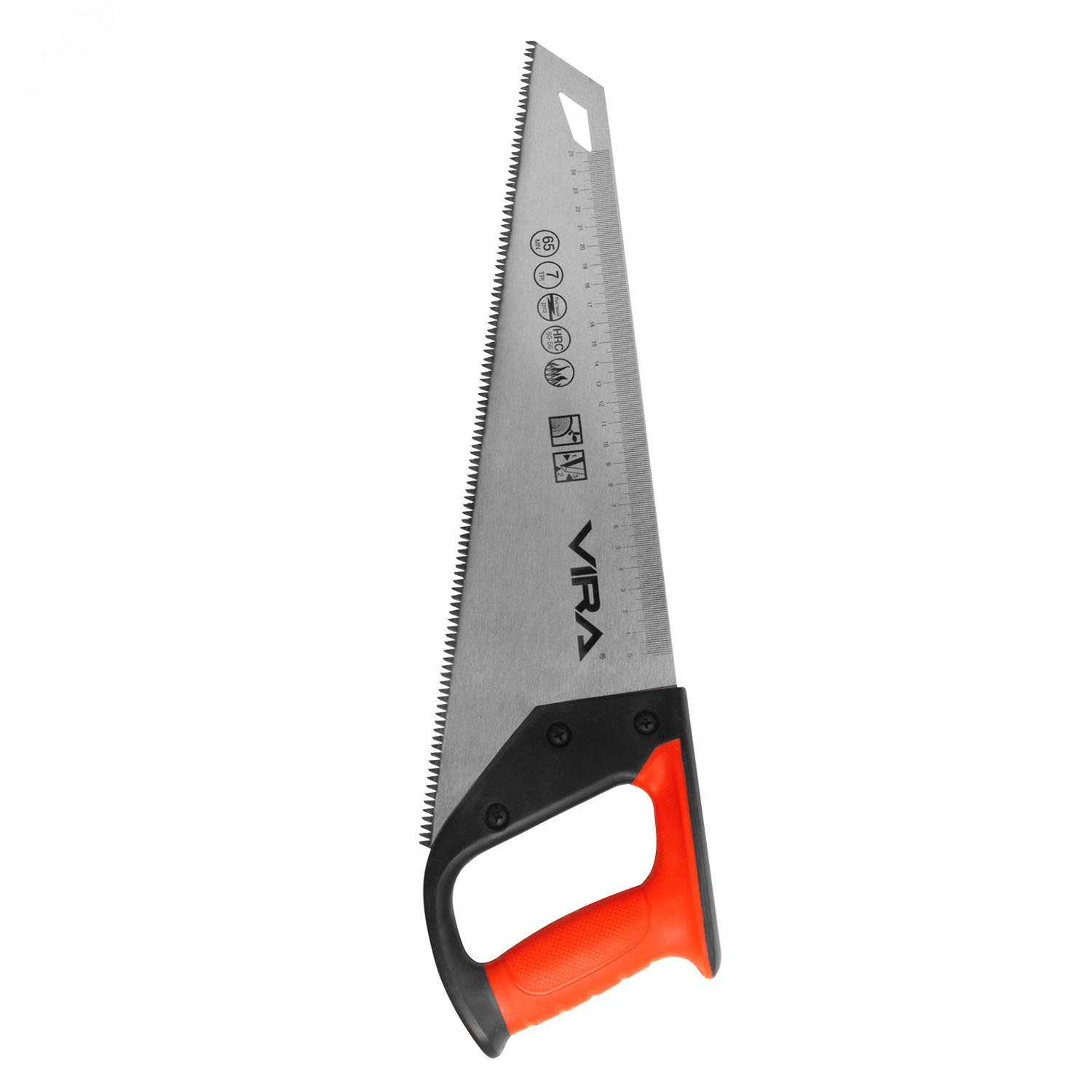 Изображение товара Ножовка по дереву 400 мм VIRA 7 TPI калёные зубы для быстрого распила