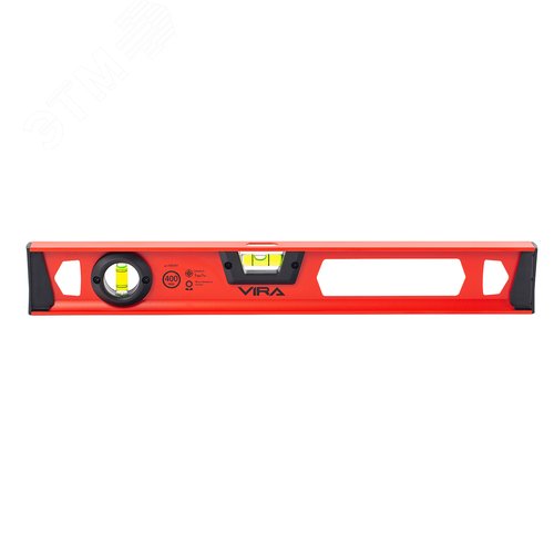 Изображение товара Уровень строительный пузырьковый двутавровый 2 глазка и линейка 400 мм (шт)