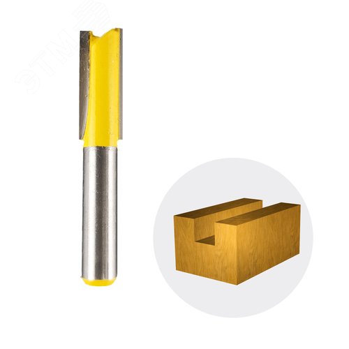 Изображение товара Фреза пазовая прямая 10 х 25 мм хвостовик 8 мм (шт)