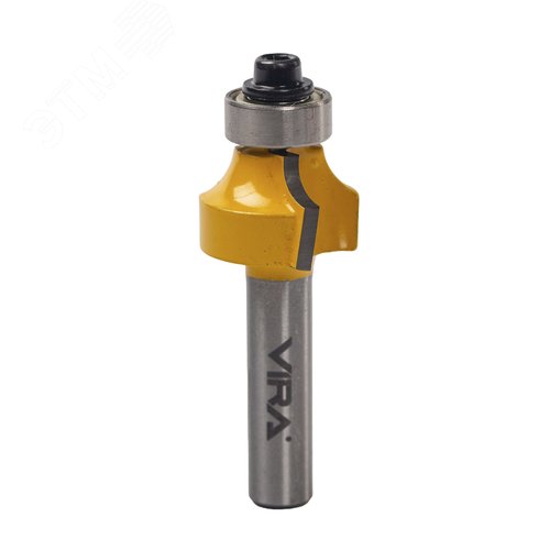 Изображение товара Фреза кромочная калевочная 22.2 х 13 мм R 5 мм подшипник 12.7 мм хвостовик 8 мм (шт)