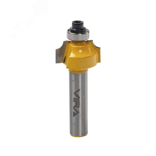 Изображение товара Фреза кромочная калевочная 19 х 10 мм R 3 мм подшипник 9.5 мм хвостовик 8 мм (шт)