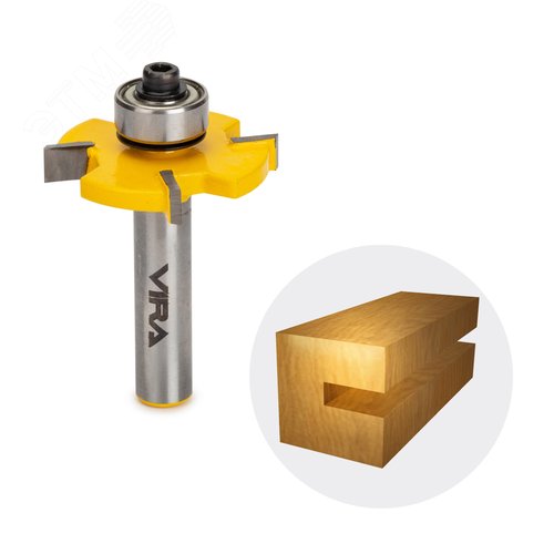 Изображение товара Фреза кромочная дисковая 32 х 5 мм подшипник 12.7 мм хвостовик 8 мм (шт)