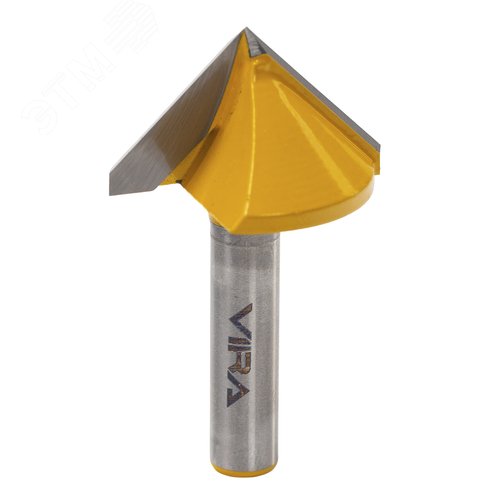 Изображение товара Фреза пазовая галтельная V-образная 90 градусов 32 х 20 мм хвостовик 8 мм (шт)