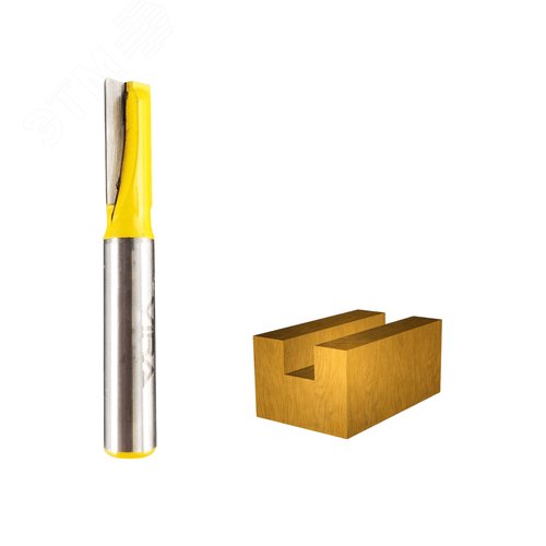 Изображение товара Фреза пазовая прямая с улучшенным зубом 8 х 19 мм хвостовик 8 мм (шт)