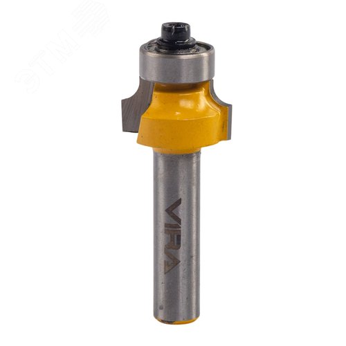 Изображение товара Фреза кромочная калевочная 19 х 10 мм R 3 мм подшипник 12.7 мм хвостовик 8 мм (шт)