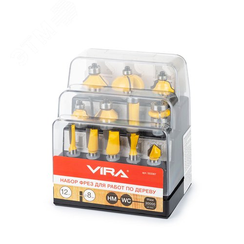 Изображение товара Набор фрез 12 шт (шт)