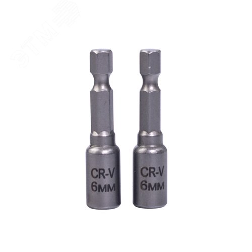 Изображение товара Набор бит для кровельных саморезов 6 мм 2 шт (шт)