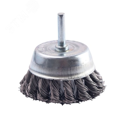 Изображение товара Щетка для дрели чашка крученая 75 мм (шт)