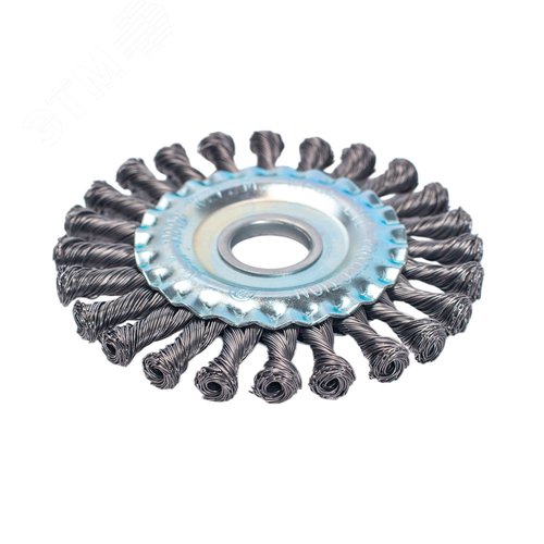 Изображение товара Щетка для УШМ плоская крученая 125 мм (шт)