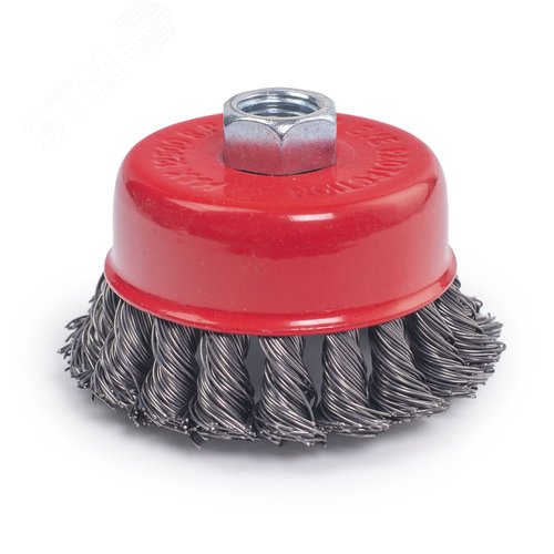 Изображение товара Щетка для УШМ чашка крученая 75 мм (шт)