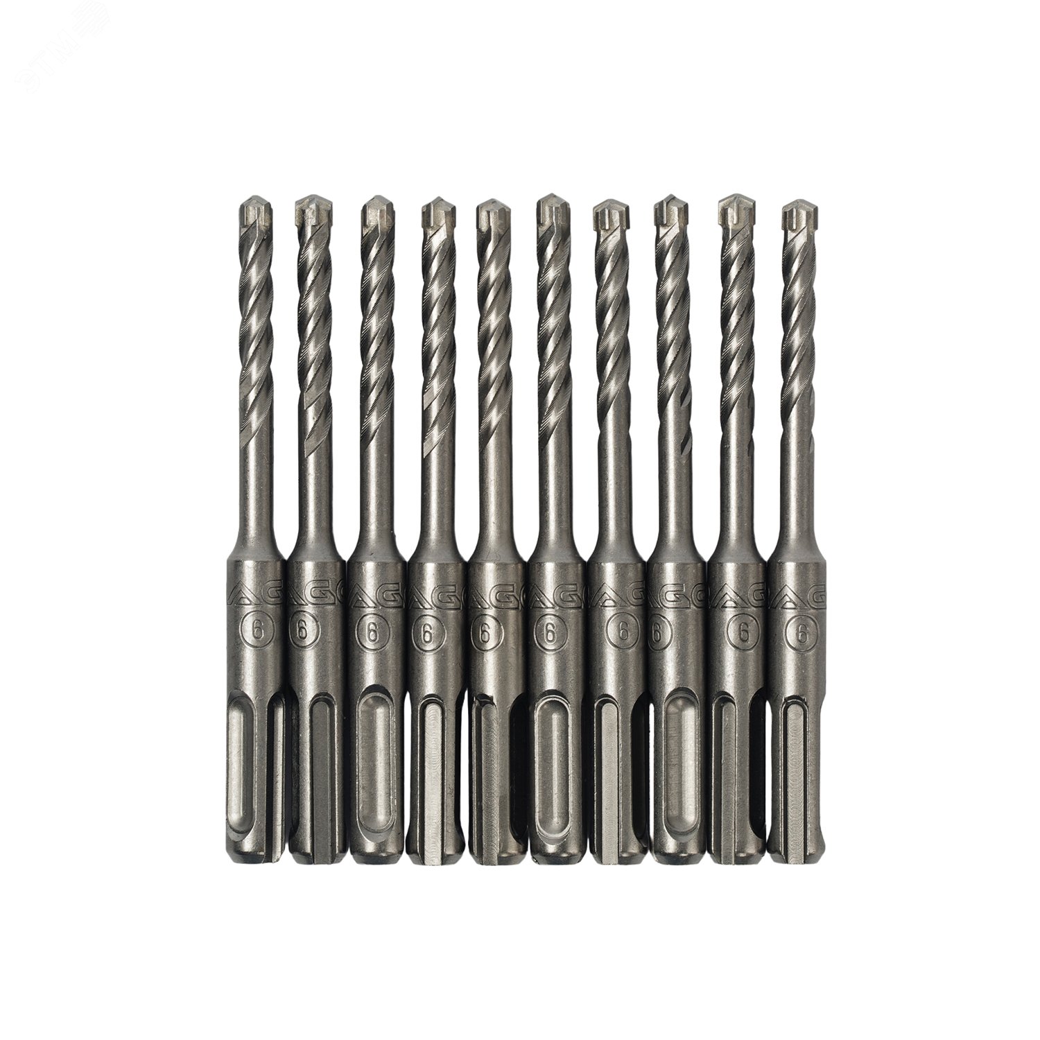 Изображение товара Набор буров по бетону 10 шт 6 х 110 мм SDS-Plus Quadro-X (шт)