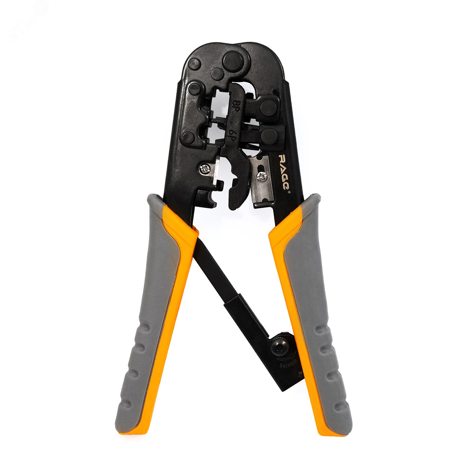 Изображение товара Кримпер для обжима телефонных и компьютерных клемм 4Р RJ10 6Р RJ11 RJ12 8Р RJ45 18 см RPM