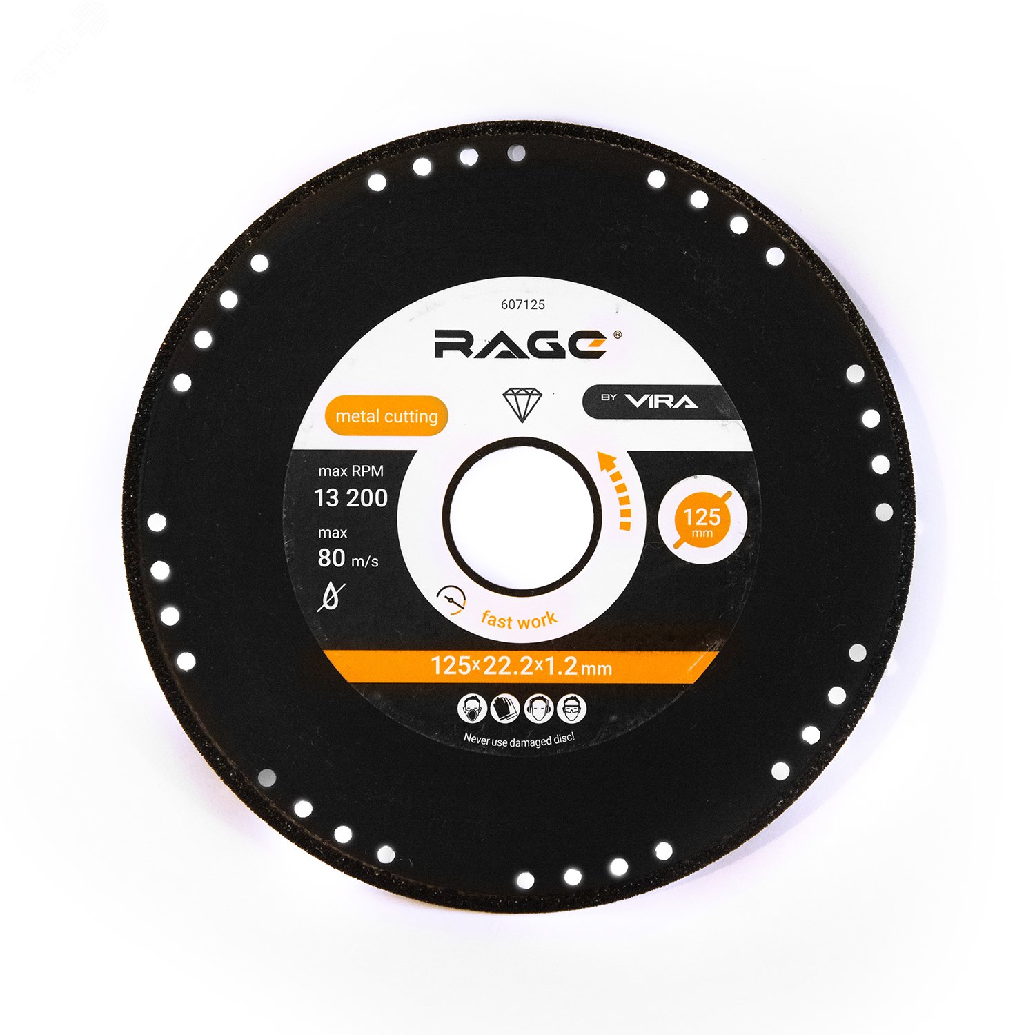 Изображение товара Диск алмазный по металлу 125 мм (шт)