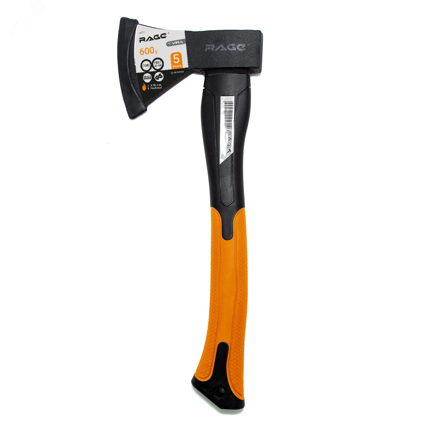 Изображение товара Топор 600 г с фиберглассовой рукоятью универсальный для строительных работ