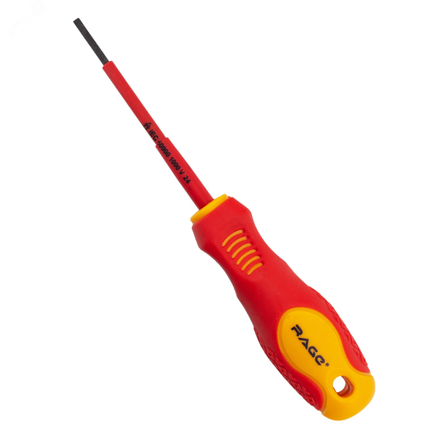 Изображение товара Отвертка диэлектрическая 1000В VDE SL2.5 х 75 мм (шт)