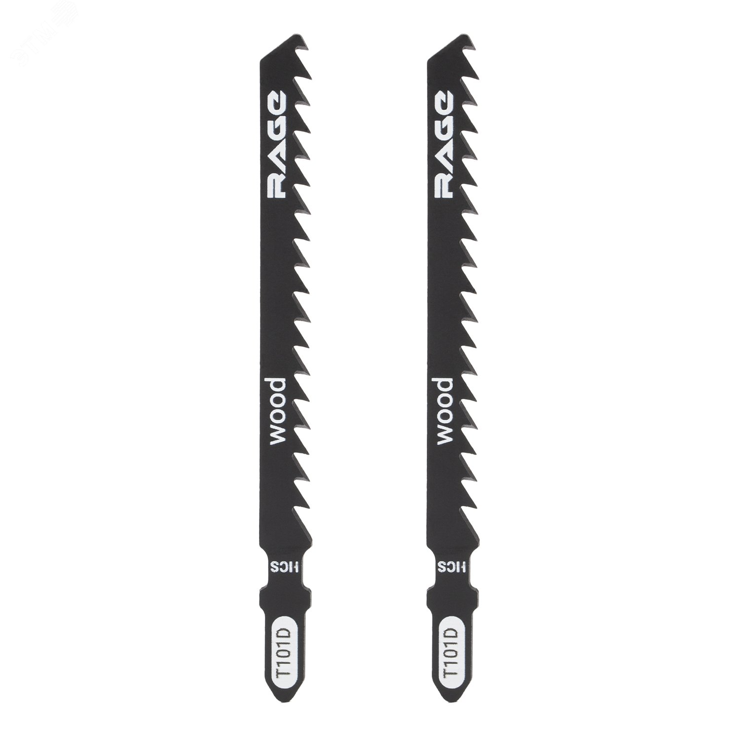 Изображение товара Пилки для лобзика по дереву и пластику 100 мм 2 шт T101D (шт)