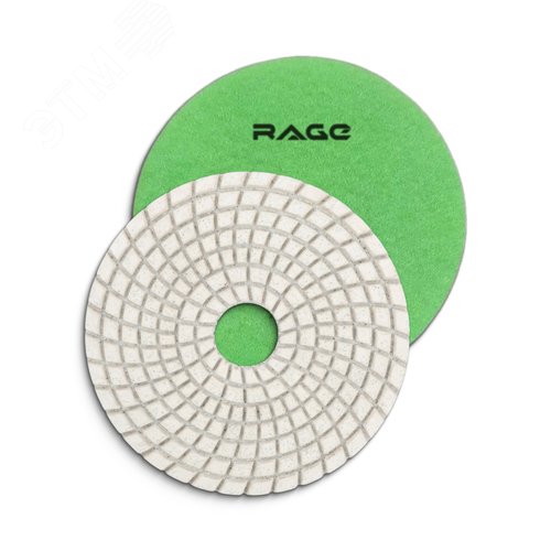 Изображение товара Круг шлифовальный алмазный гибкий 100 мм Р50 черепашка для керамогранита АГШК мокрое шлифование (шт)