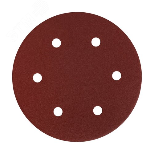 Изображение товара Круги шлифовальные 225 мм Р180 6 отв на липучке 10 шт (шт)