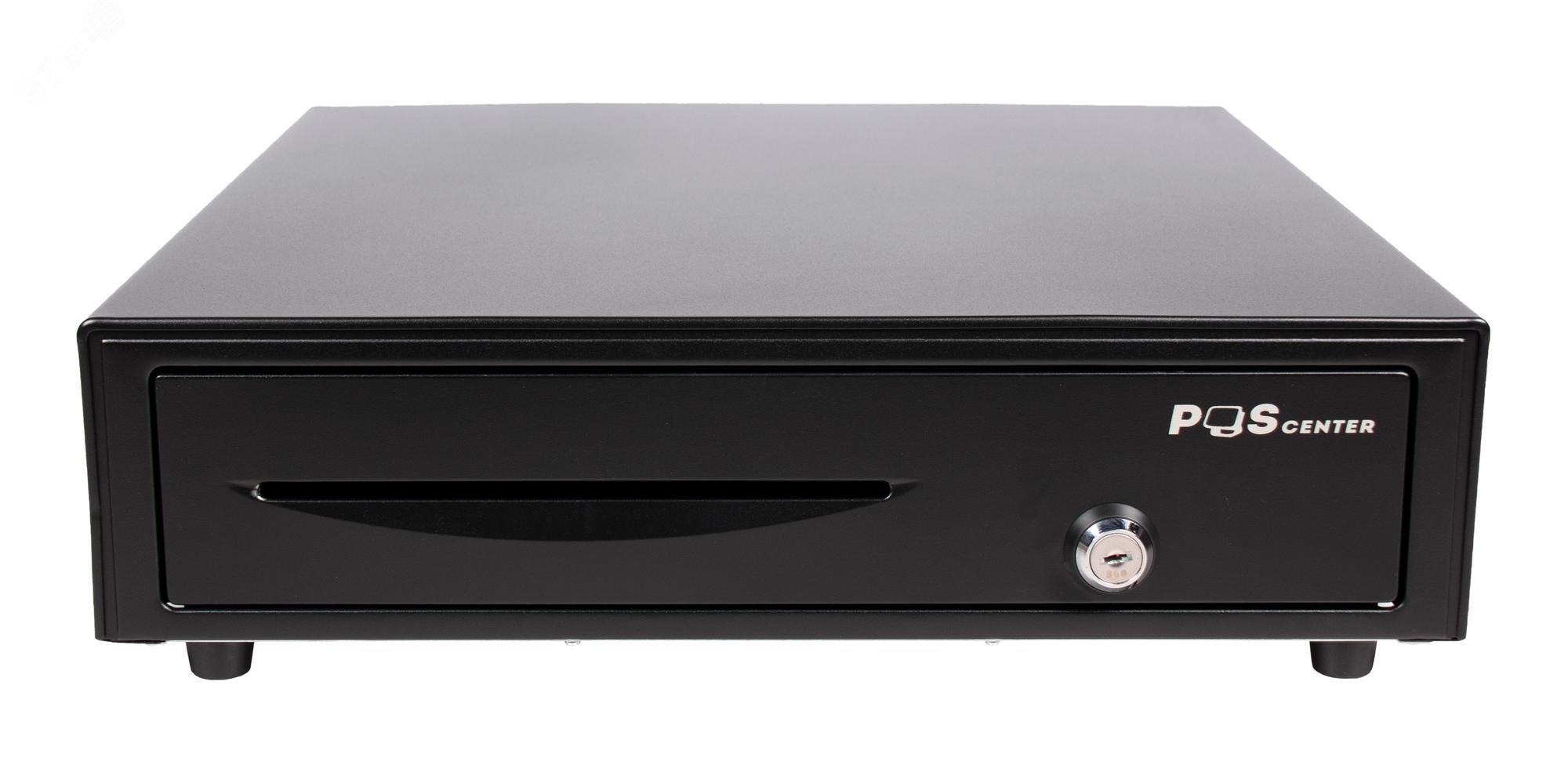 Изображение товара Ящик денежный 16E 410x420x100 распайка для " ШТРИХ-М", черный (шт)