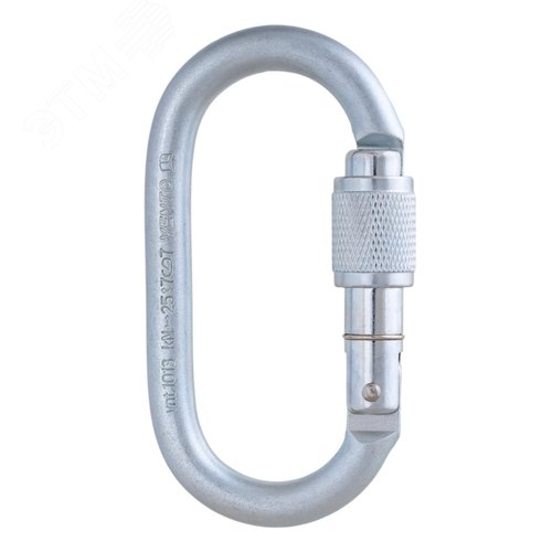 Изображение товара Карабин Стальной Овал с муфтой (шт)