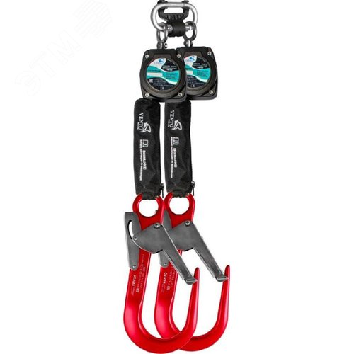 Изображение товара СЗВТ. Средство защиты втягивающего типа двухплечевое НВ-02 с карабинами Монтажный (шт)