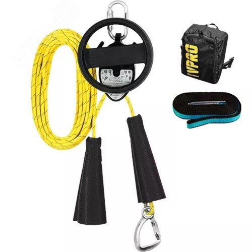 Изображение товара Устройство для спуска с функцией спасательного подъемного устройства Сапсан (Длина 040м) (шт)