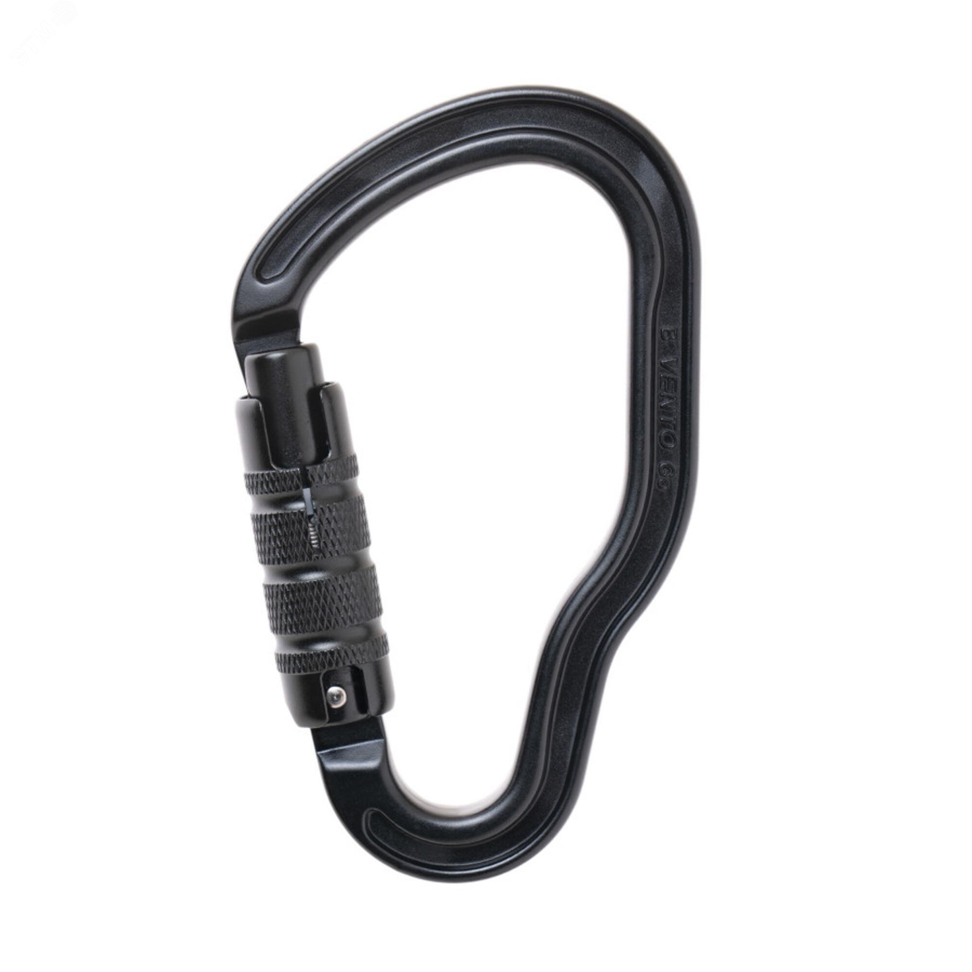 Изображение товара Карабин Гусь с байонетной муфтой triple-lock черный (шт)