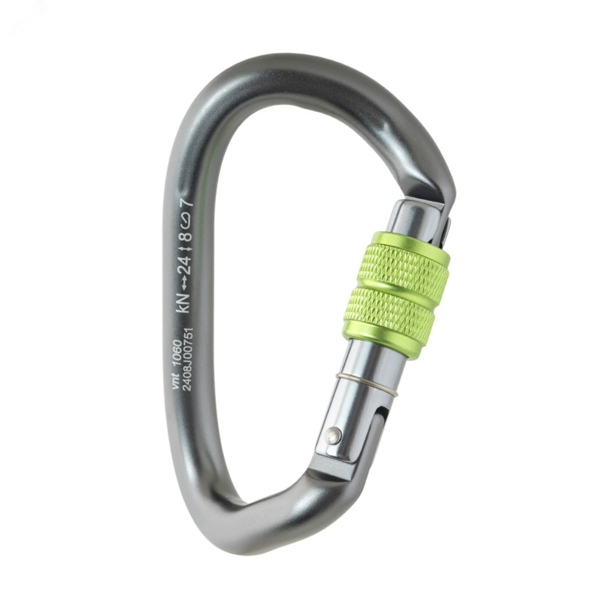 Изображение товара Карабин Овал твист с резьбовой муфтой (шт)