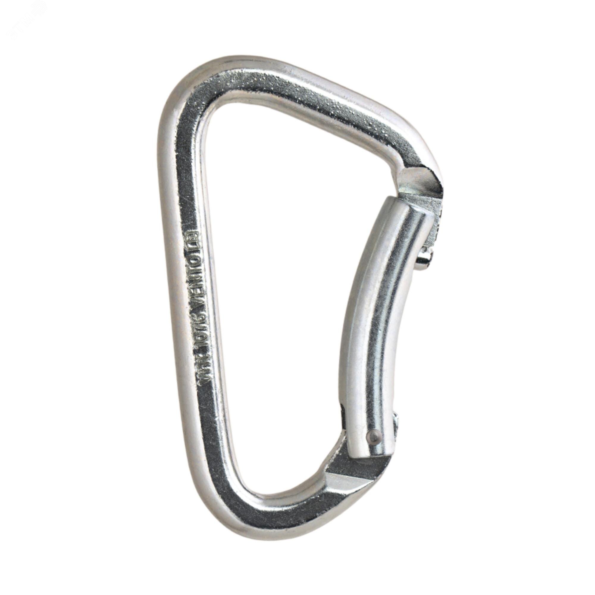 Изображение товара Стальной скалолазный карабин VENTO для альпинизма и скалодромов