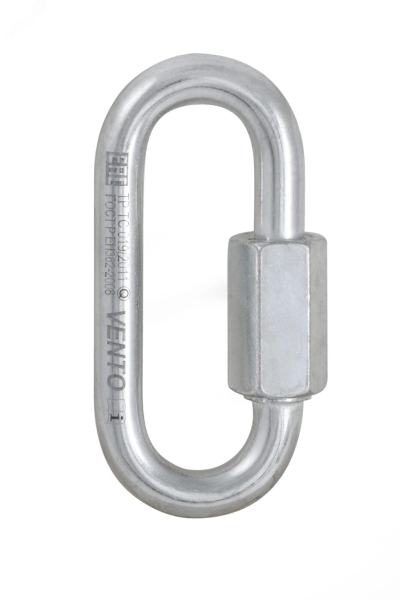 Изображение товара Карабин Link 8 ss из нержавеющей стали VENTO - надежный винтовой карабин