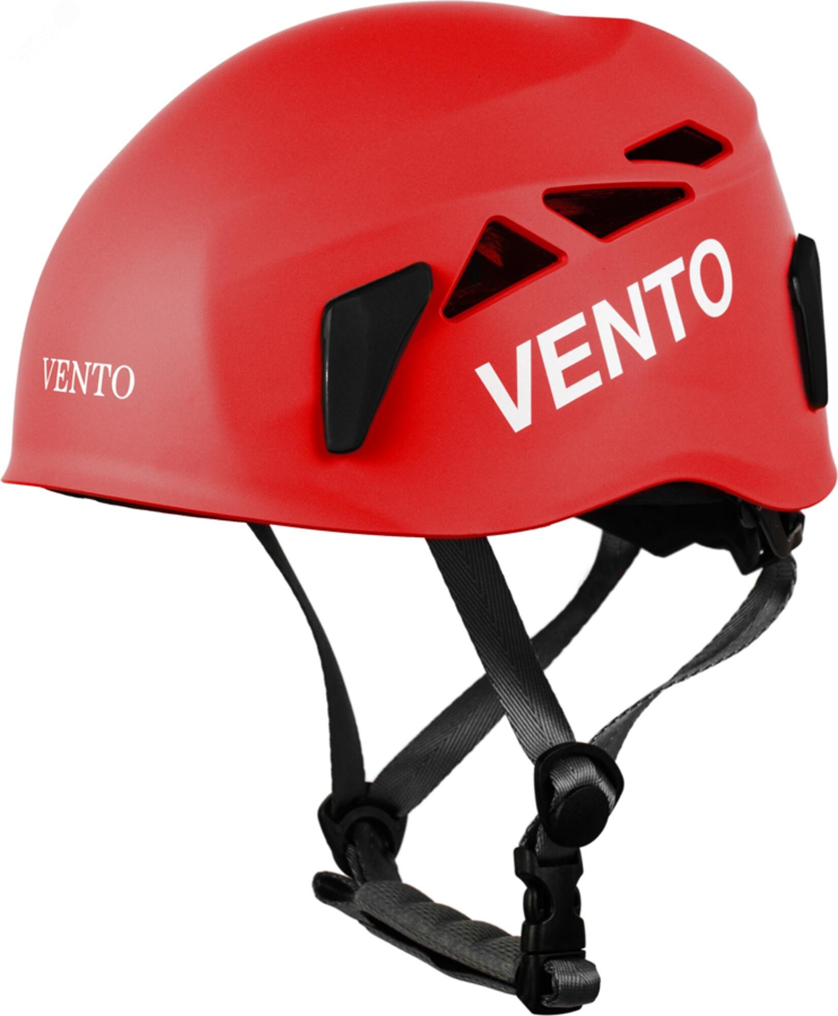 Изображение товара Каска альпинистская Quasar Красная легкая и надежная защита для альпинизма и стройки