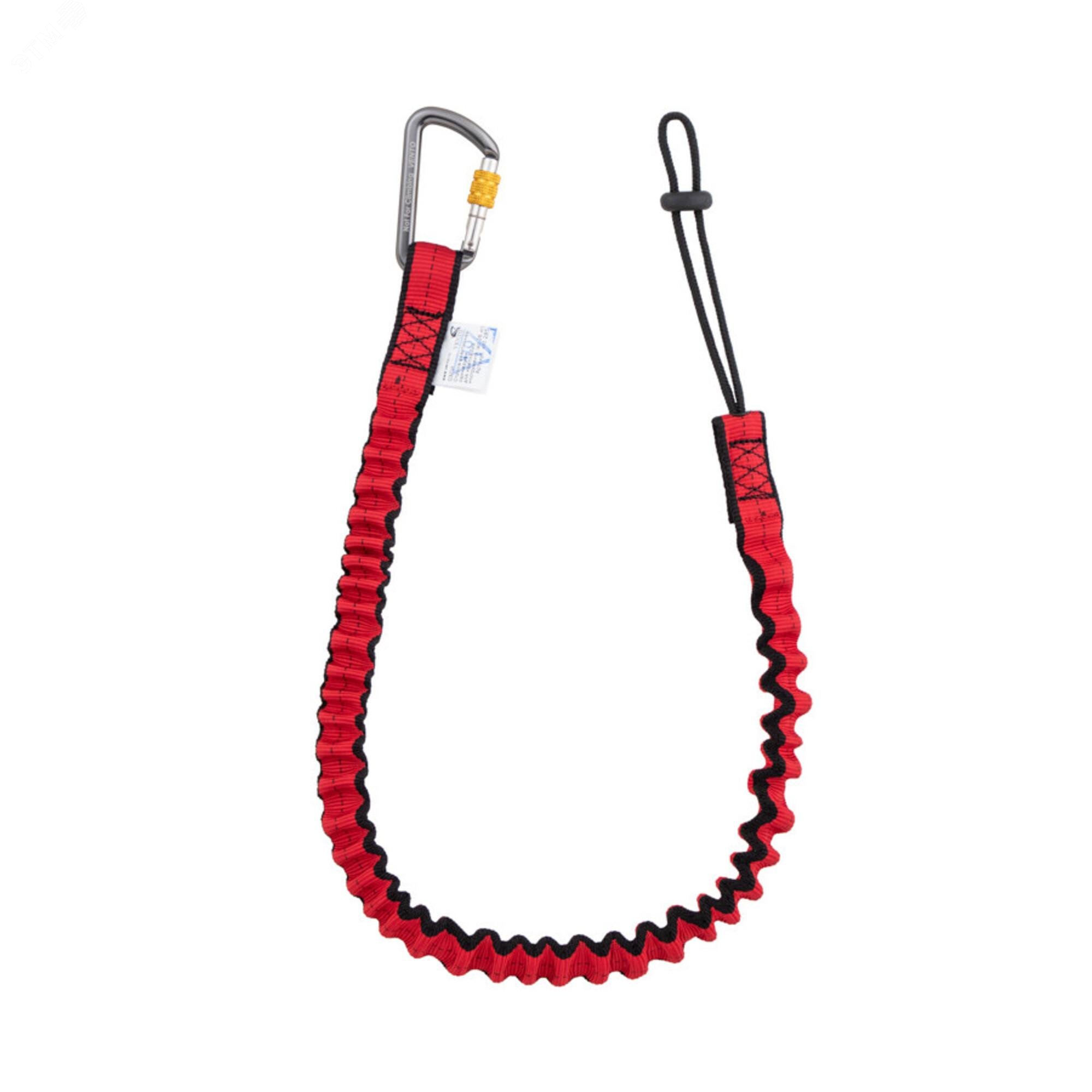 Изображение товара Стропа эластичная для крепления инструмента с карабином ВENTO до 25 кг