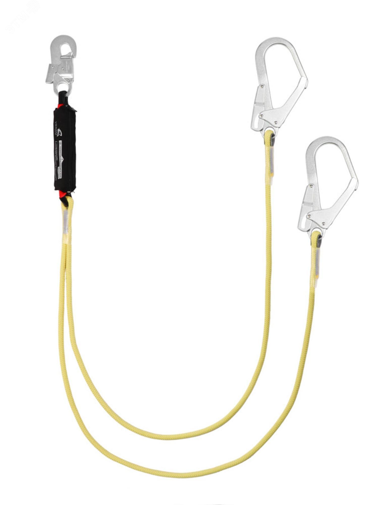 Изображение товара Строп веревочный двойной с амортизатором aК22 огнеупорный 3 точки крепления