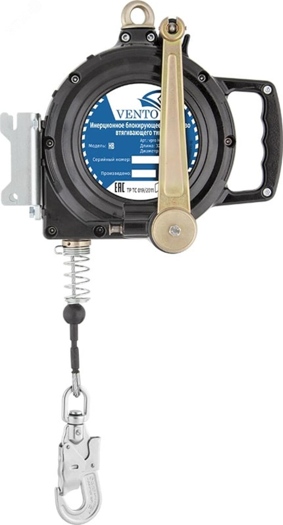 Изображение товара Средство защиты втягивающего типа НВ evak 15 VENTO для безопасного подъема и спасения