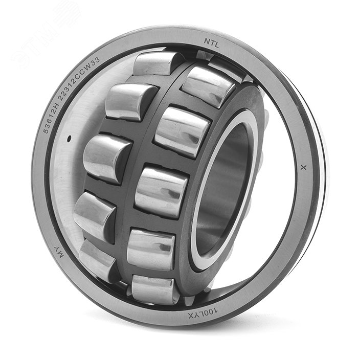 Изображение товара Подшипник роликовый радиальный сферический двухрядный 53612 Н NTL 60x130x46