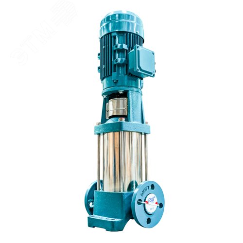 Насос вертикальный многоступенчатый CR 4-14 HQQE с электродвигателем 3 кВт 3000 об. мин. - фото 3
