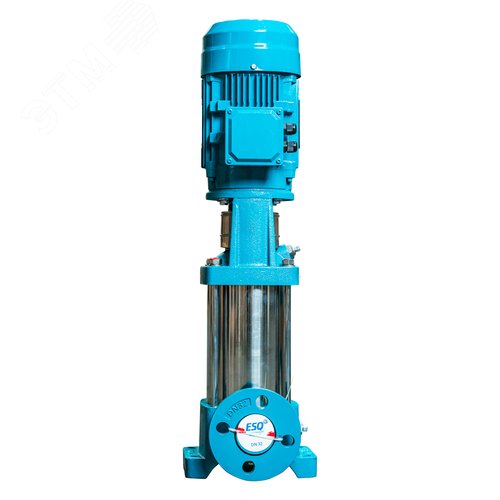 Насос вертикальный многоступенчатый CR 4-14 HQQE с электродвигателем 3 кВт 3000 об. мин. - фото 9