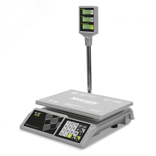 Изображение товара Весы торговые M-ER 326 ACP-32.5 Slim LCD, Белые (шт)