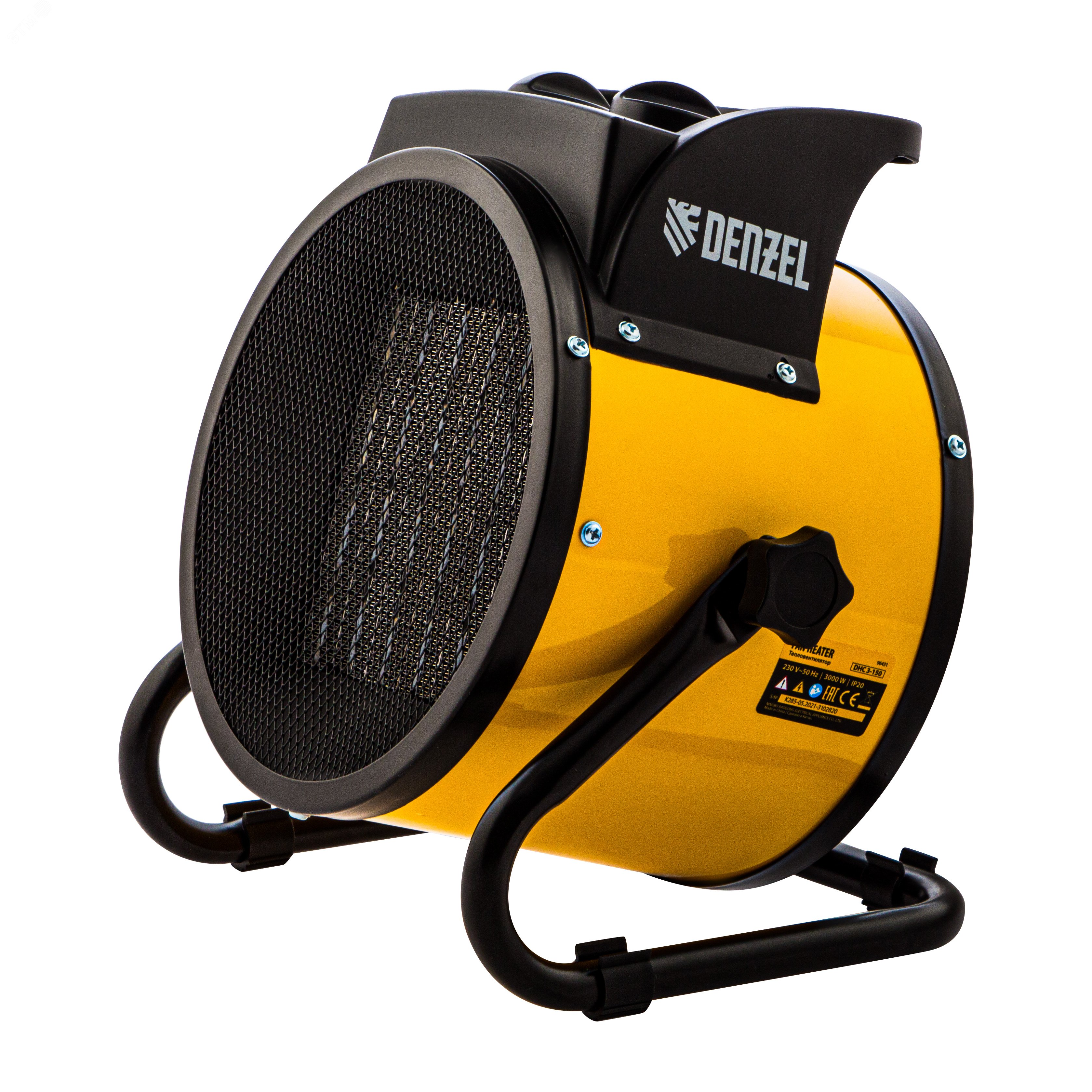 Изображение товара Пушка тепловая , керамический нагреватель (тепловентилятор) DHC 3-150, 230В, 0,025/1,5/3 кВт (шт)