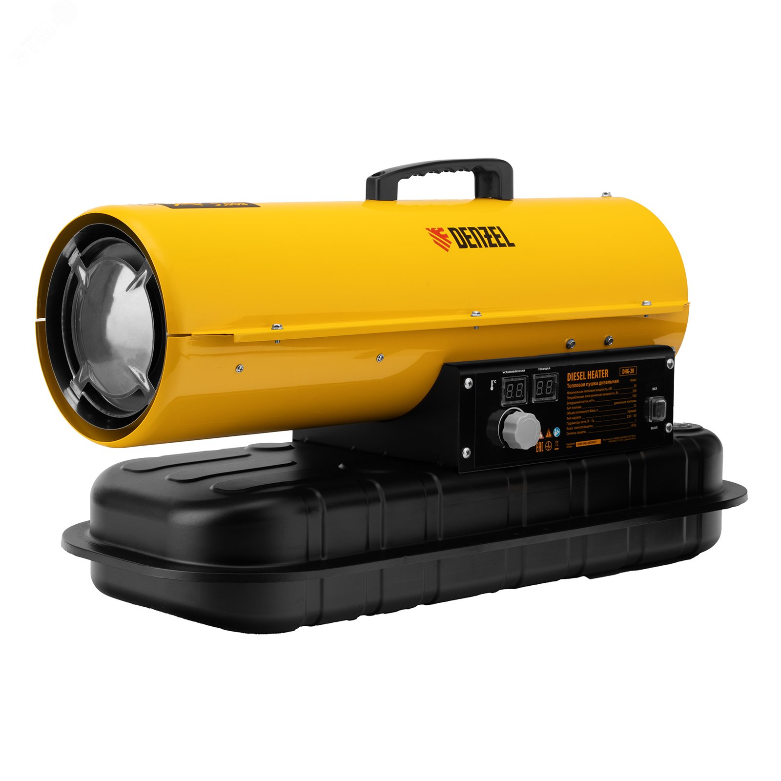 Изображение товара Дизельная тепловая пушка Denzel DHG-20 20 кВт 500 м3/ч прямой нагрев
