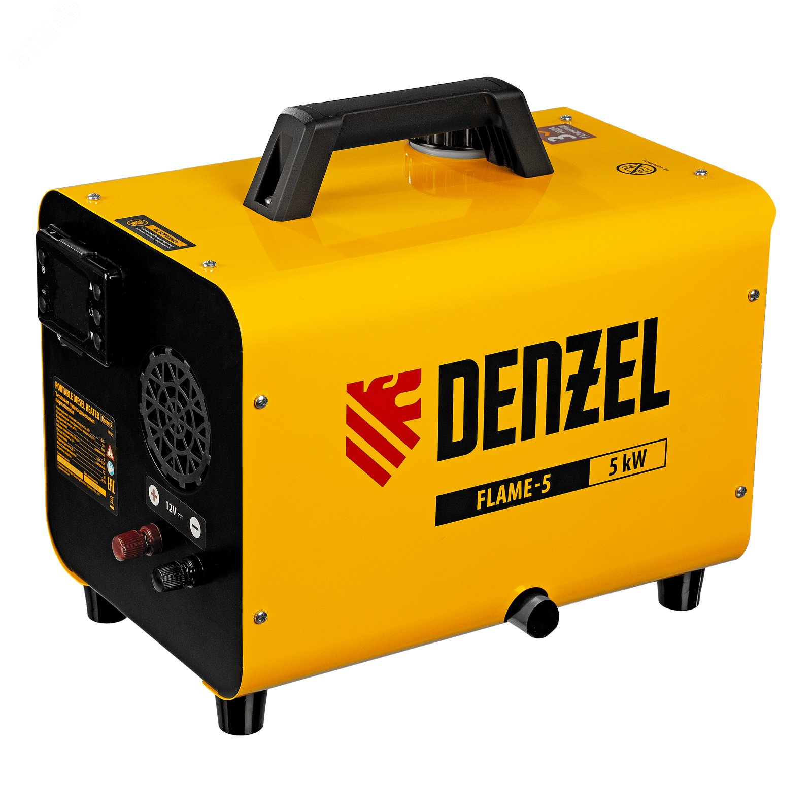 Изображение товара Пушка дизельная тепловая портативная Flame-5 5 кВт для обогрева до 50 м2