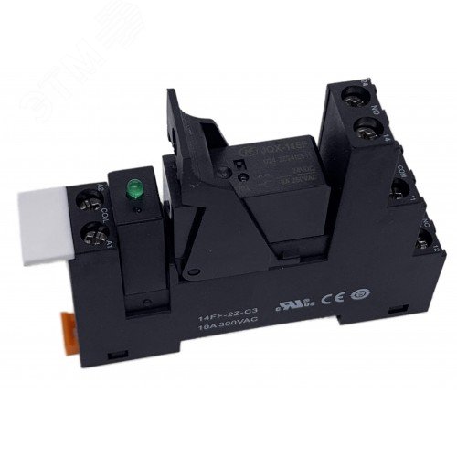 Изображение товара Комплект реле 2CO 8A AgNi катушка 24B DC LED (шт)