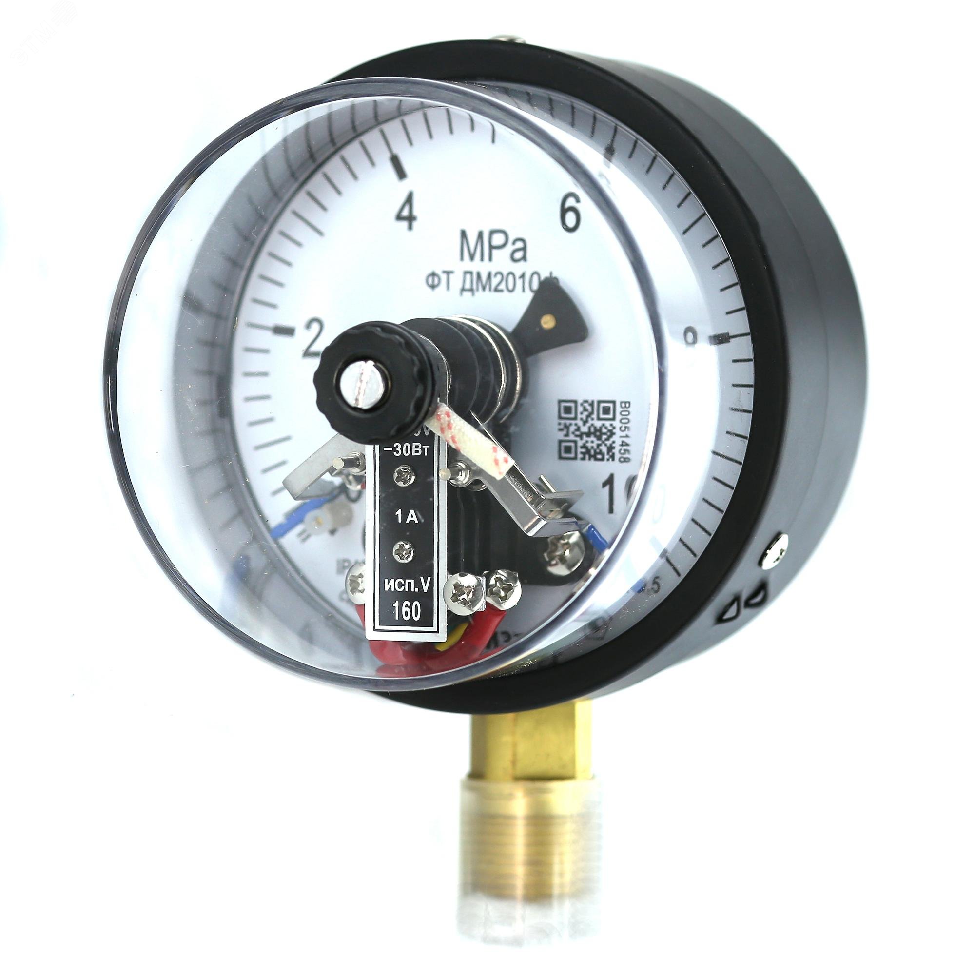 Изображение товара Манометр электроконтактный ДМ2010ф 0-10 МПа М20x1.5 РШ Россия