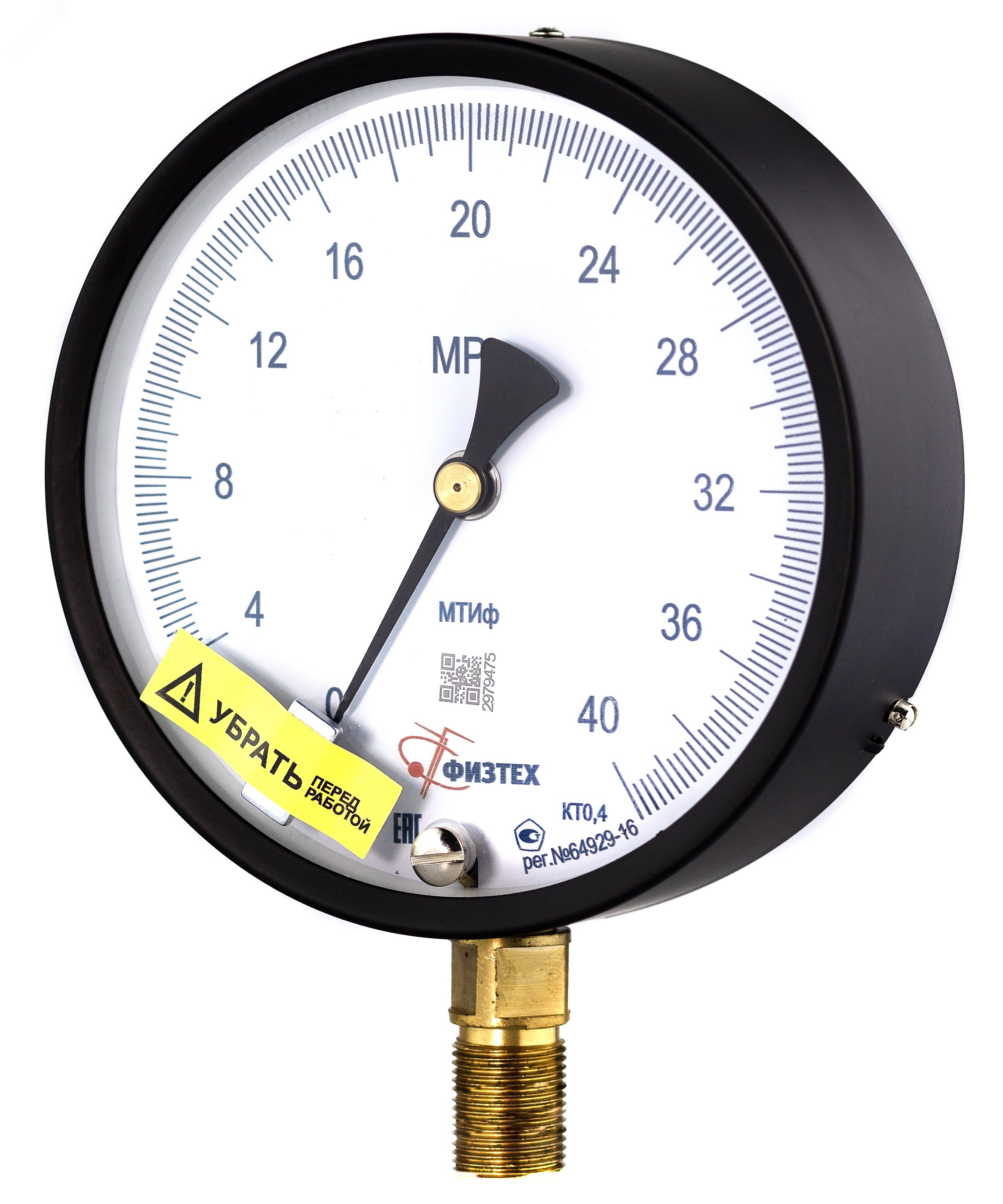 Изображение товара Манометр точного измерения МТИф 0-40 МПа d160 IP40 M20*1.5